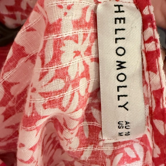 Hello Molly Red Floral Mini Dress - Picture 6 of 6